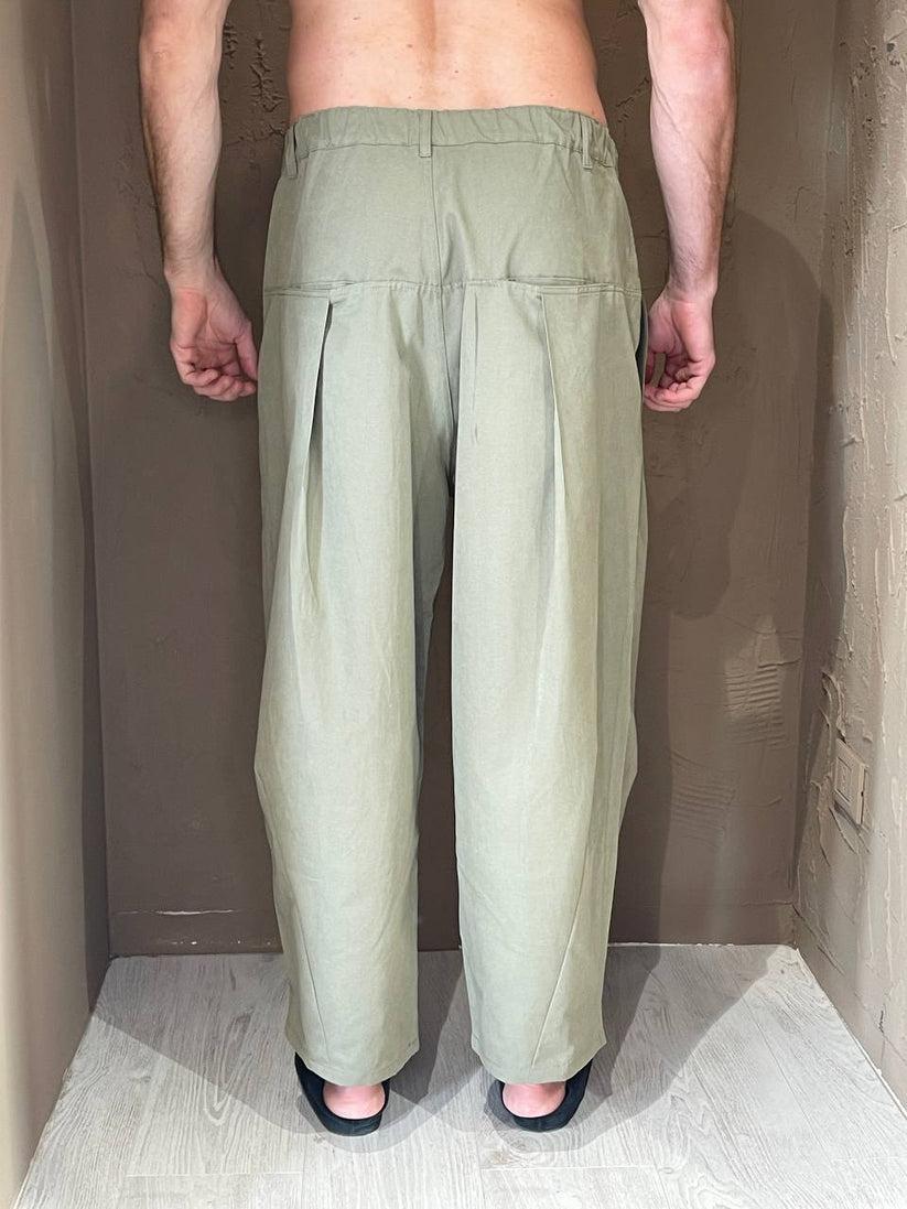 Underground Couture Pantalone Japan Verde Promozione