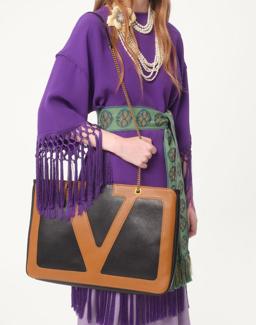 Valentino Handbags Abito In Cady Couture per Donna in Violet | Valentino IT In Linea