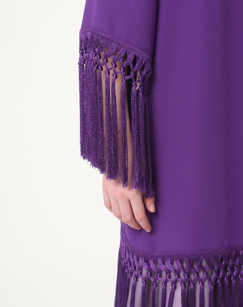 Valentino Handbags Abito In Cady Couture per Donna in Violet | Valentino IT In Linea