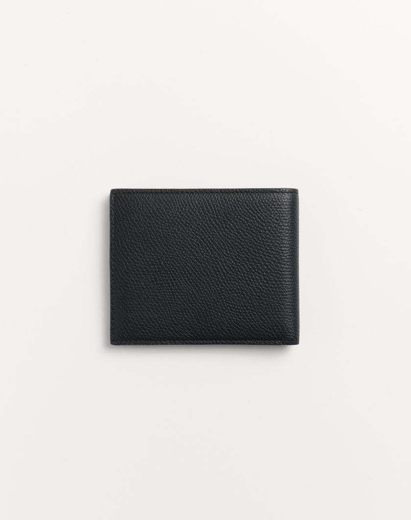 Valentino Handbags Portafoglio Vlogo Signature In Vitello Granato per Uomo in Nero | Valentino IT I Più Venduti