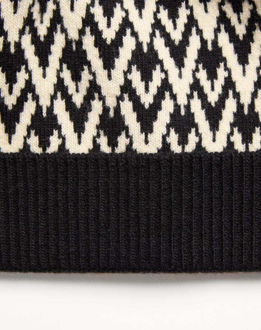 Valentino Handbags Beanie Knitted Toute La V Signature In Lana per Uomo in Navy/crema | Valentino IT Hotsell
