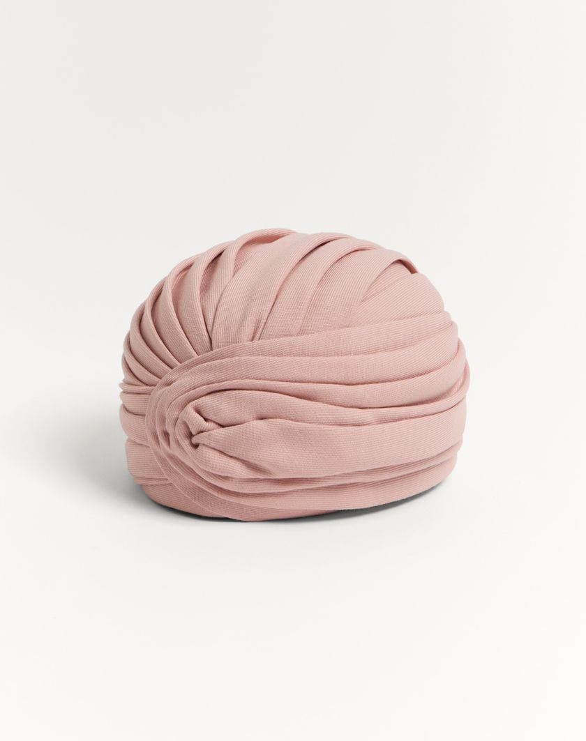 Valentino Handbags Turbante Rigido In Lana per Donna in Oro/rosa | Valentino IT Italy