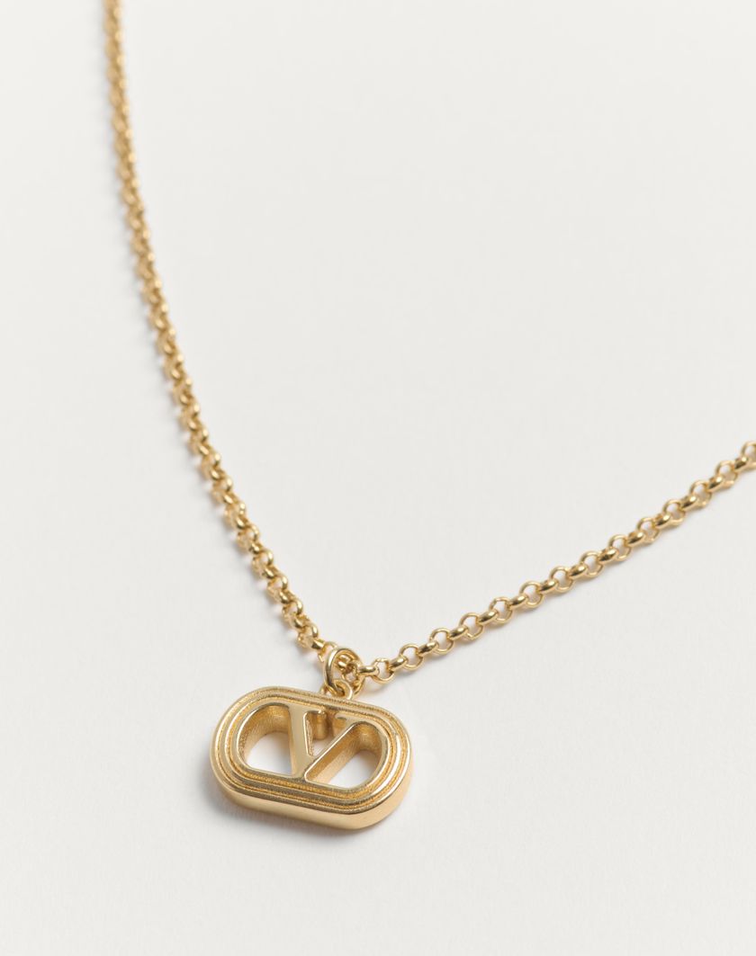 Valentino Handbags Collana Ovalette In Metallo per Donna in Oro | Valentino IT Soddisfazione Garantita