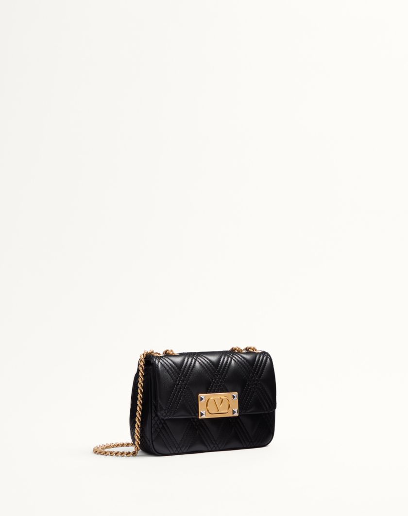 Valentino Handbags Borsa A Spalla Piccola Valentino Garavani Quiltie 67 In Nappa Trapuntata per Donna in Nero | Valentino IT Qualità Garantita