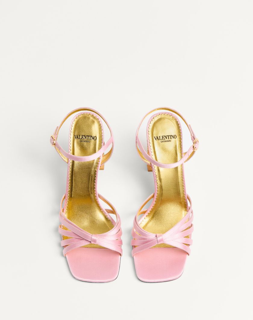 Valentino Handbags Sandalo Preshoes In Raso Con Cristalli 90mm per Donna in Multicolor | Valentino IT Acquista Ora