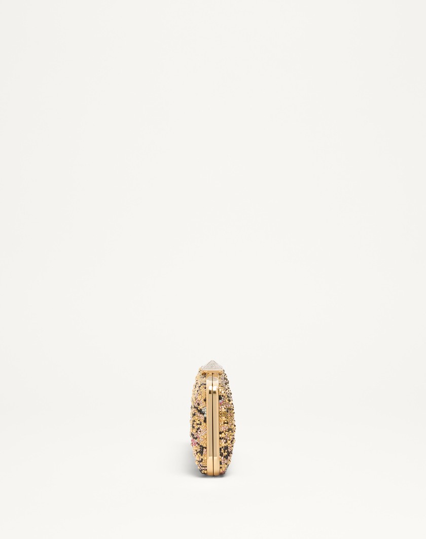 Valentino Handbags Minaudiere Carry Secrets Con Strass Motivo Apres L'hiver per Donna in Multicolor | Valentino IT In Vendita