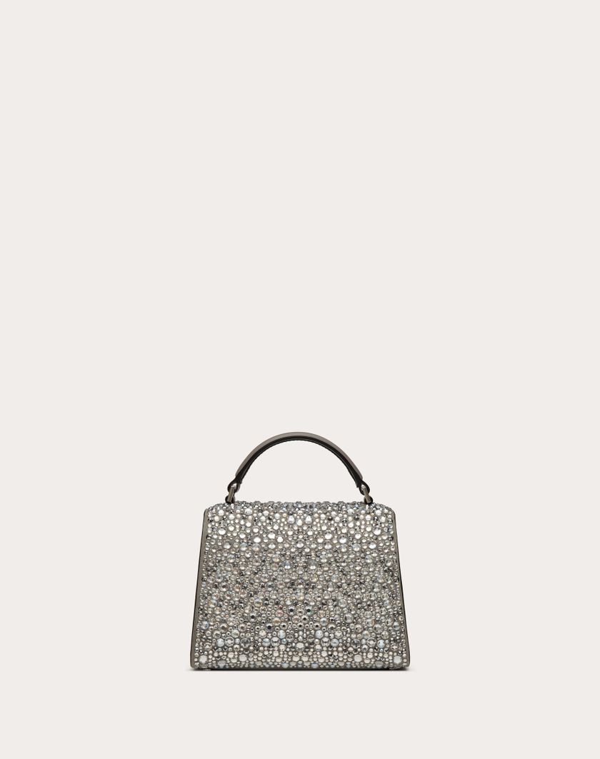 Valentino Handbags Borsa A Mano Mini Vsling Ricamata per Donna in Crystal | Valentino IT In Linea