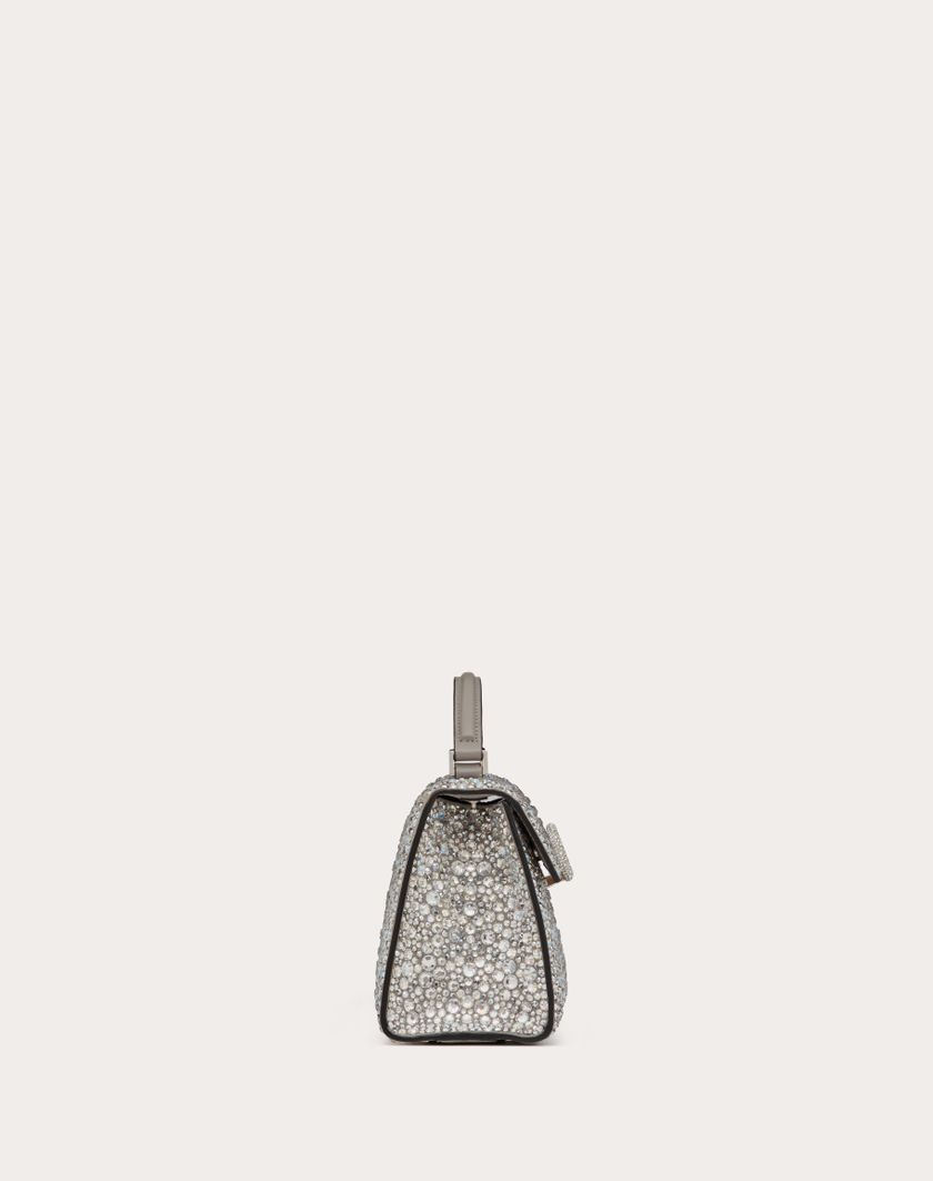 Valentino Handbags Borsa A Mano Mini Vsling Ricamata per Donna in Crystal | Valentino IT In Linea