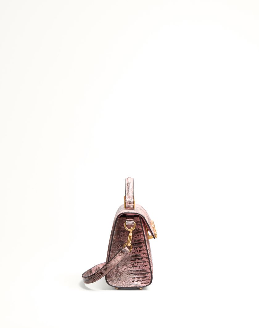Valentino Handbags Borsa A Mano Mini Valentino Garavani Vsling In Tejus Con Logo Gioiello per Donna in Rosa | Valentino IT Nuovo
