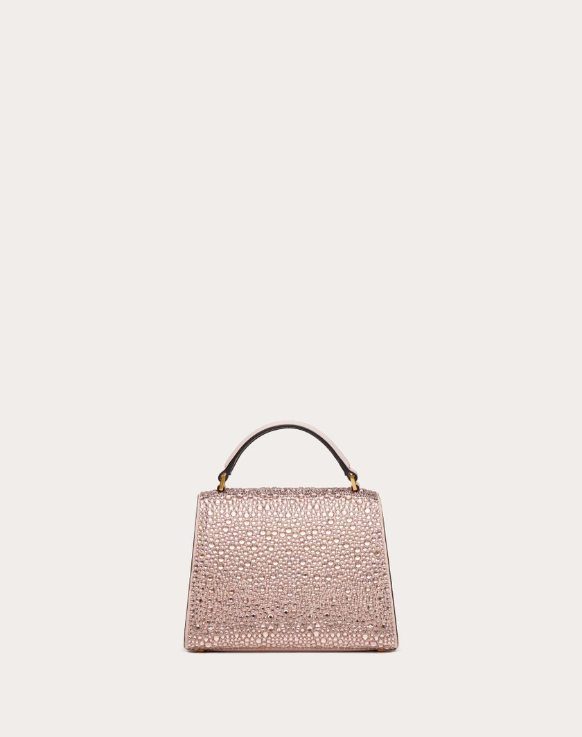 Valentino Handbags Borsa A Mano Mini Vsling Ricamata per Donna in Rose Quartz | Valentino IT Acquista Ora