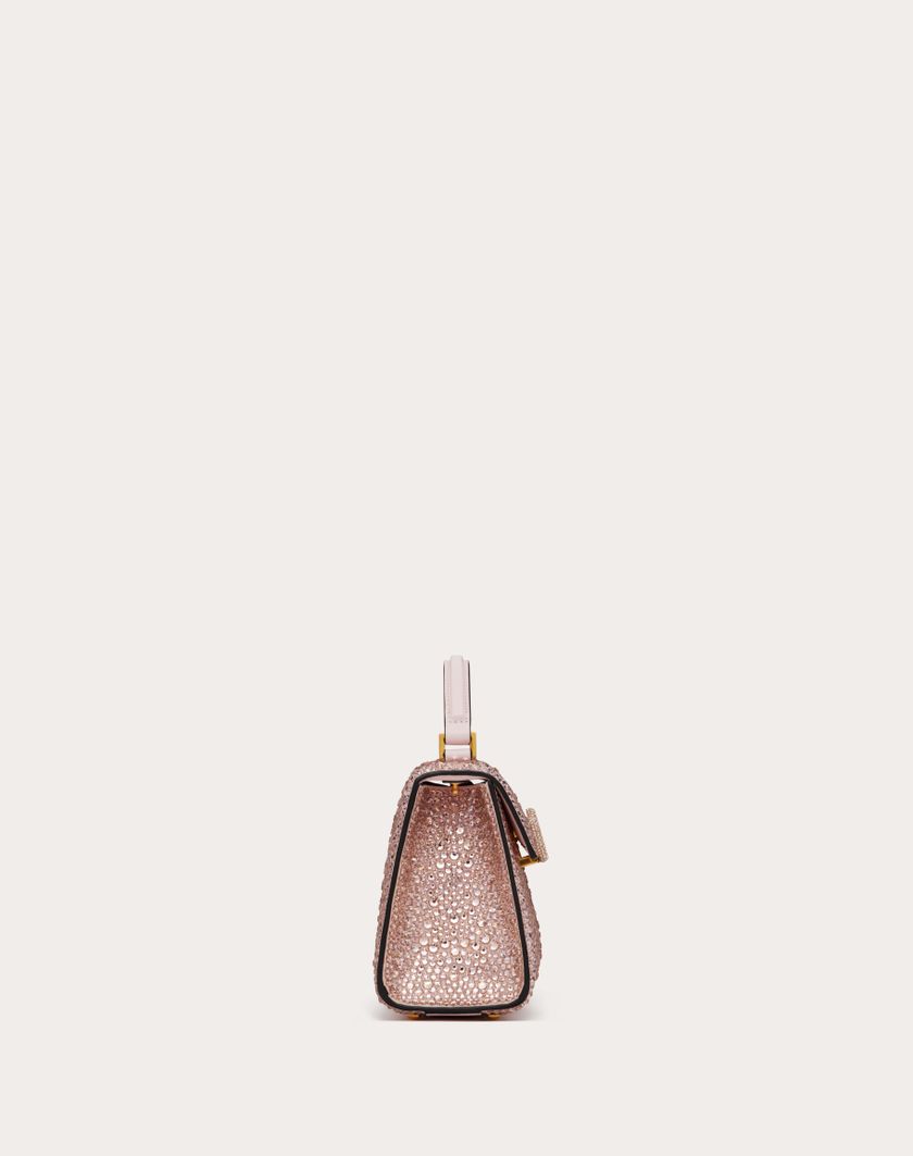 Valentino Handbags Borsa A Mano Mini Vsling Ricamata per Donna in Rose Quartz | Valentino IT Acquista Ora
