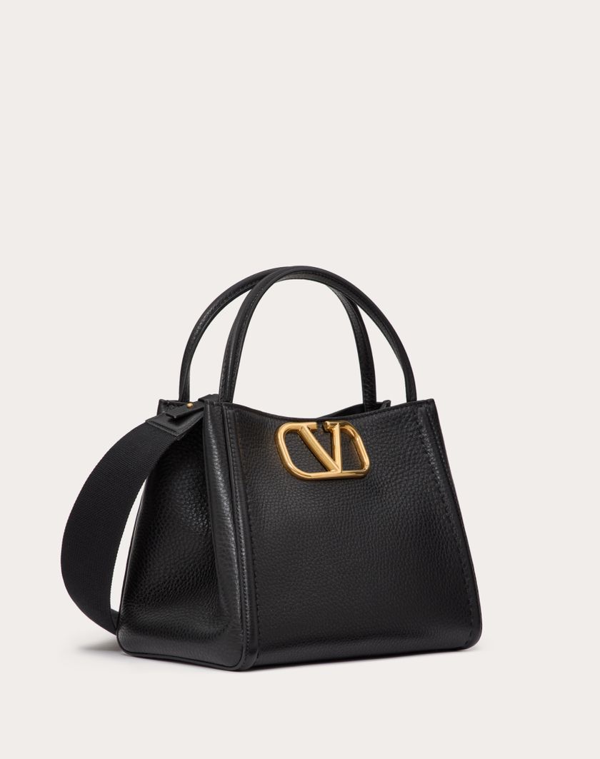 Valentino Handbags Borsa A Mano Media Valentino Garavani Alltime In Vitello Granato per Donna in Mandorla | Valentino IT Sconto