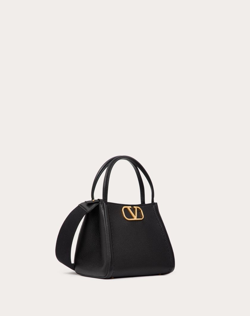 Valentino Handbags Borsa A Mano Piccola Valentino Garavani Alltime In Vitello Granato per Donna in Avorio | Valentino IT Economico