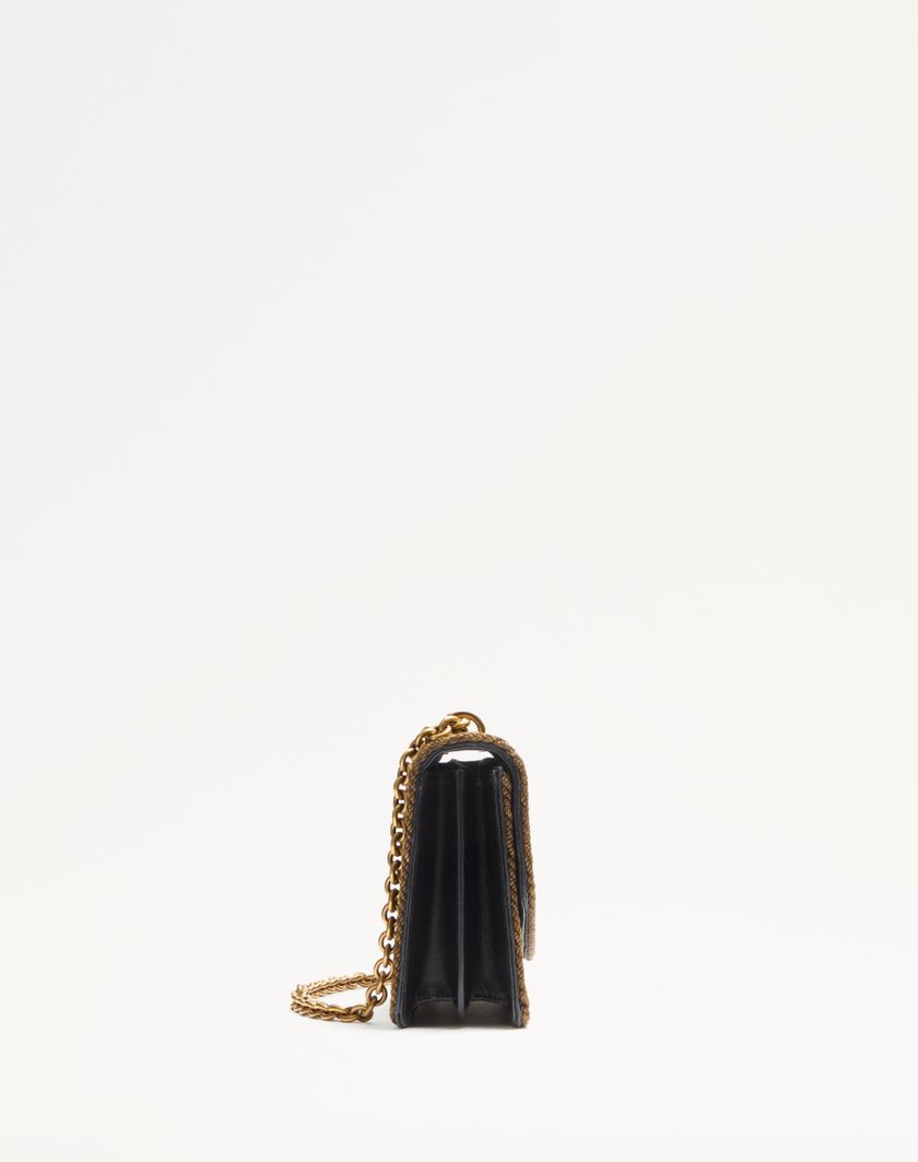 Valentino Handbags Borsa A Spalla Valentino Garavani Vain Ricamata per Donna in Multicolor/nero | Valentino IT Vendita Calda