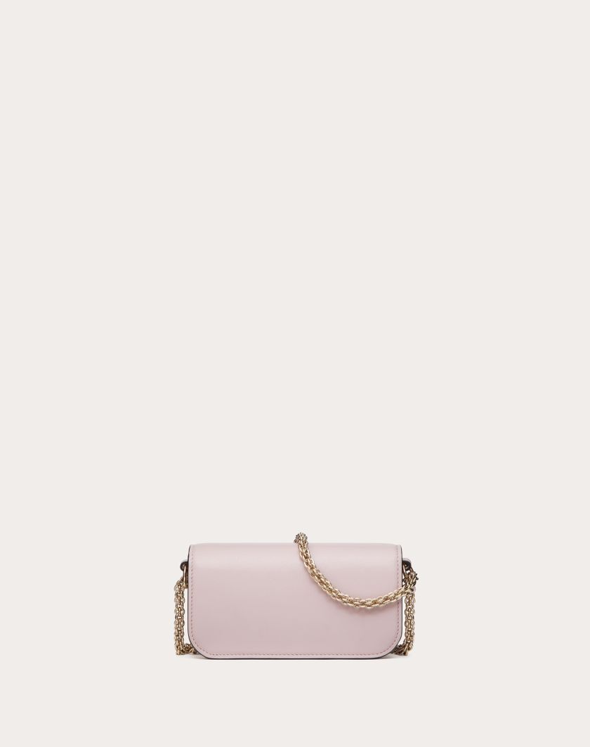 Valentino Handbags Borsa Piccola A Spalla Valentino Garavani Locò Con Logo Gioiello per Donna in Water Lilac | Valentino IT Promozione