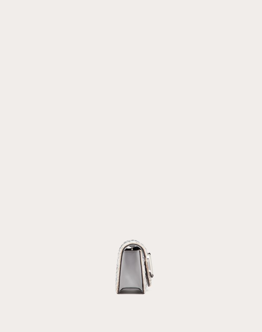 Valentino Handbags Borsa Piccola A Spalla Locò Con Cristalli per Donna in Argento | Valentino IT Consegna Veloce