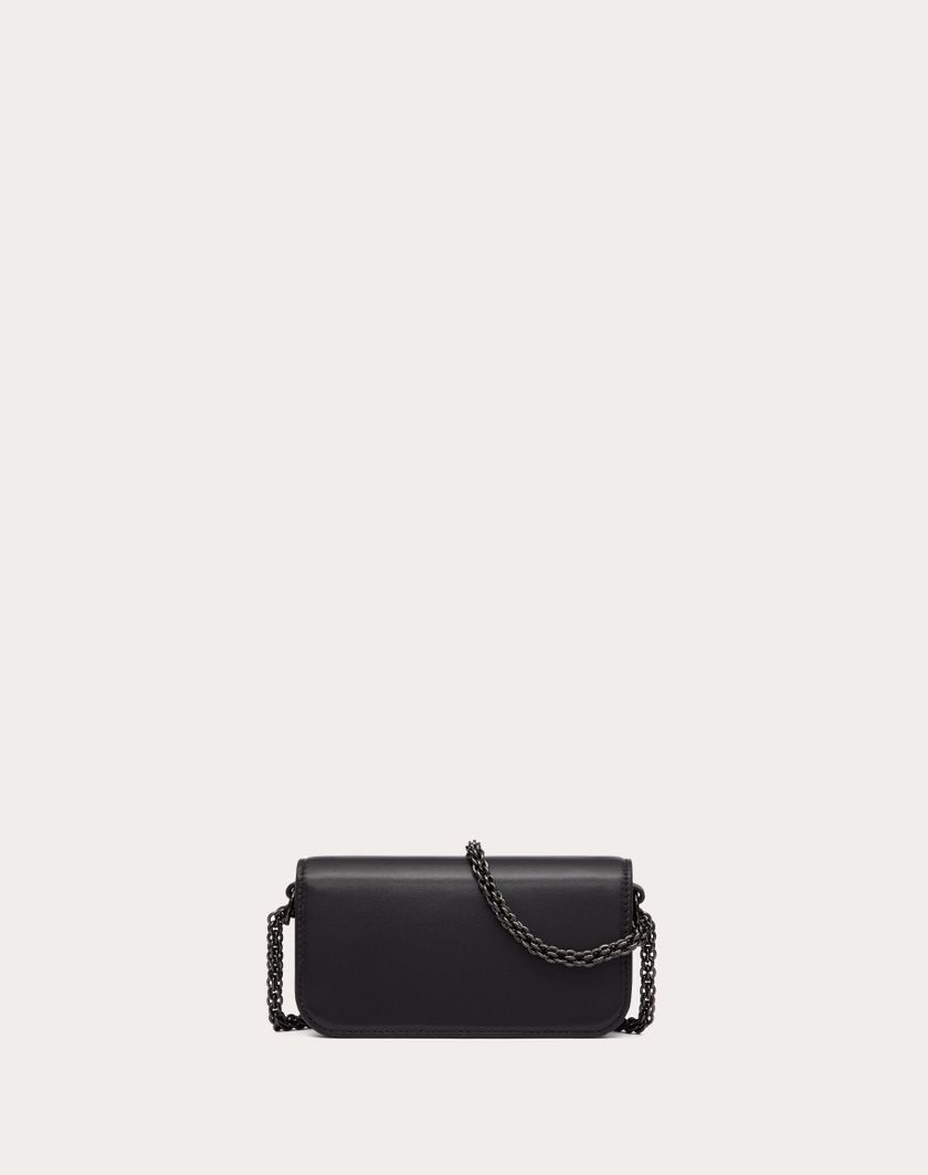 Valentino Handbags Borsa Piccola A Spalla Valentino Garavani Locò In Vitello per Donna in Nero | Valentino IT Sottocosto