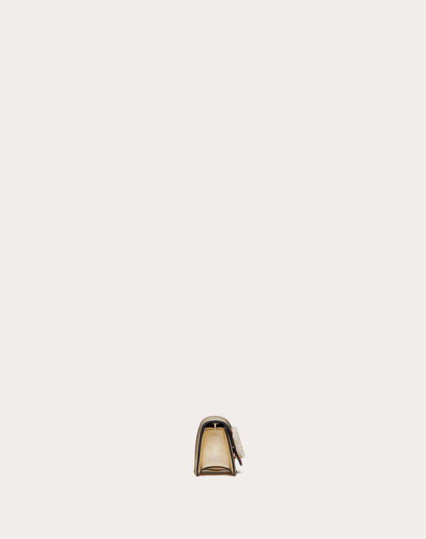 Valentino Handbags Borsa Micro Con Catena Valentino Garavani Locò Con Logo Gioiello per Donna in Platino/crystal | Valentino IT Saldi