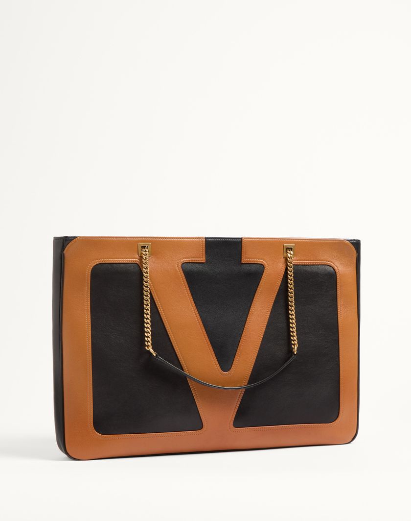 Valentino Handbags Borsa Shopping Grande Valentino Garavani Viva Superstar In Nappa per Uomo in Nero/spezia | Valentino IT I Più Venduti