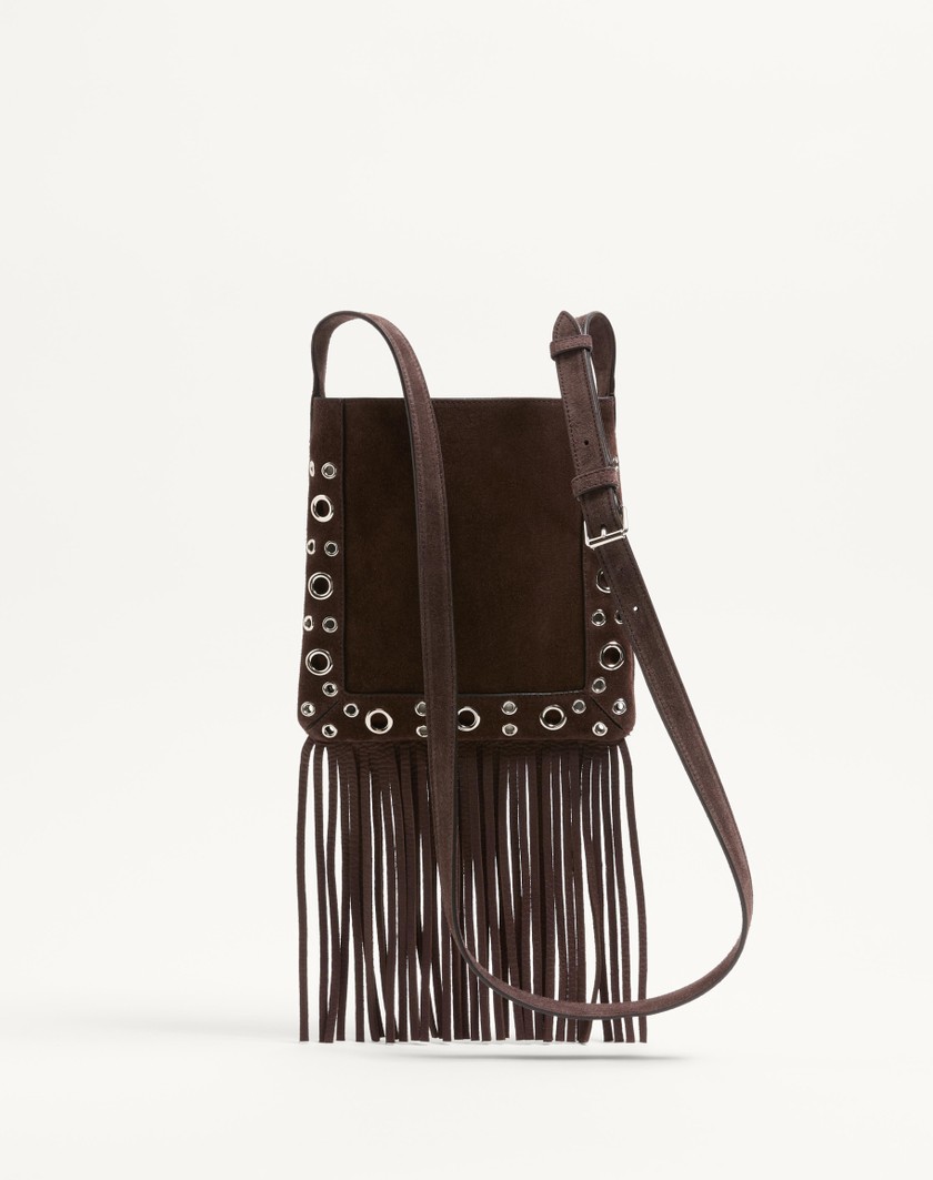 Valentino Handbags Borsa A Spalla per Donna in Testa Di Moro | Valentino IT Sconto