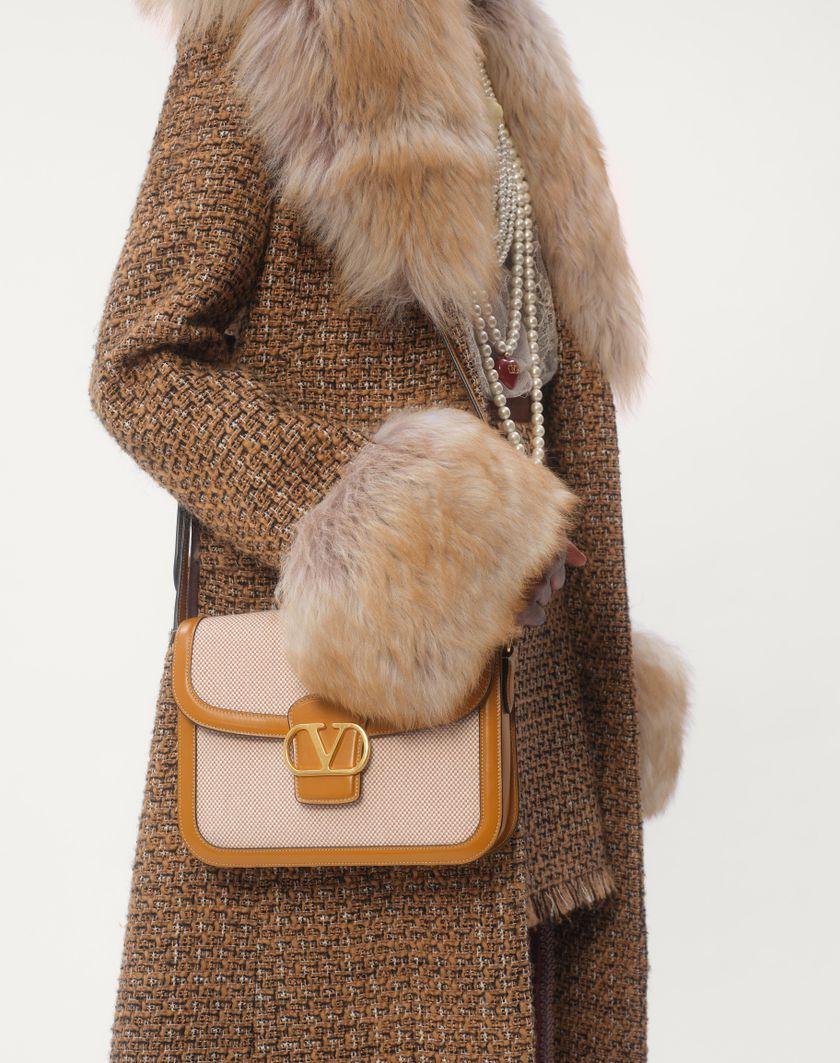 Valentino Handbags Cappotto In Fantasy Tweed per Donna in Marrone/multicolor | Valentino IT Offerte