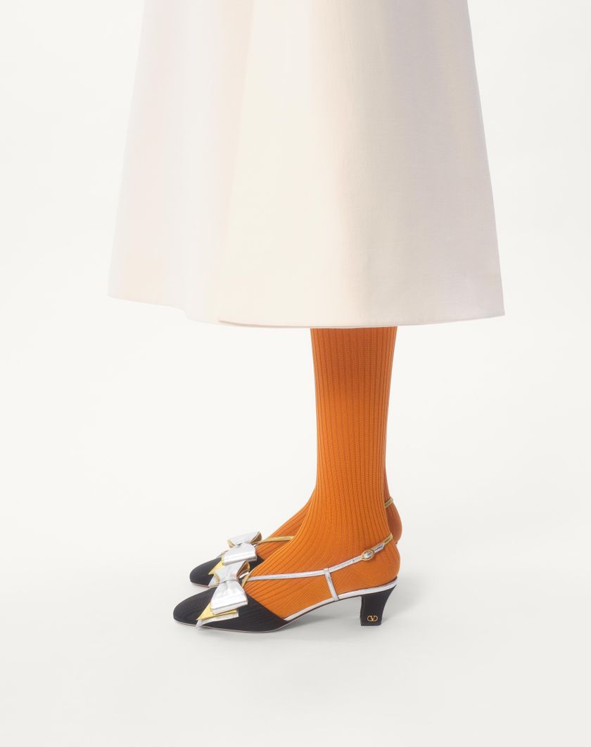 Valentino Handbags Abito Midi In Crepe Couture per Donna in Avorio | Valentino IT In Linea