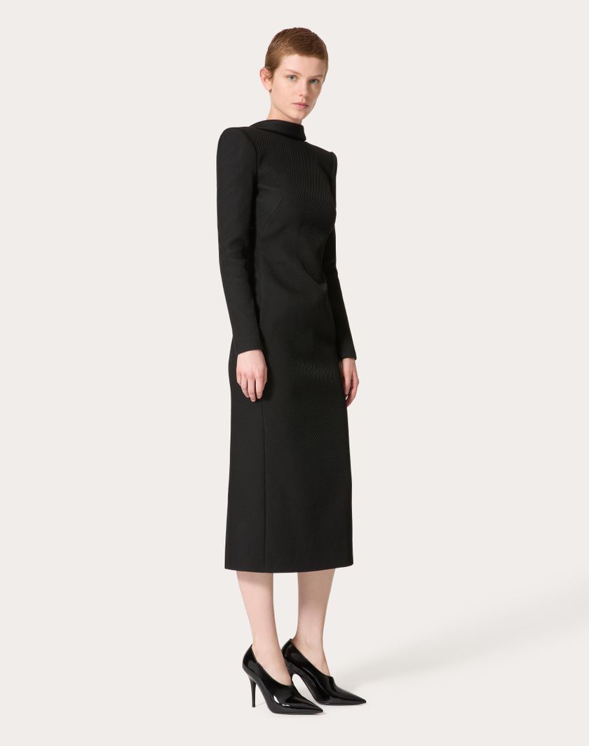 Valentino Handbags Abito Midi per Donna in Nero | Valentino IT Sconto