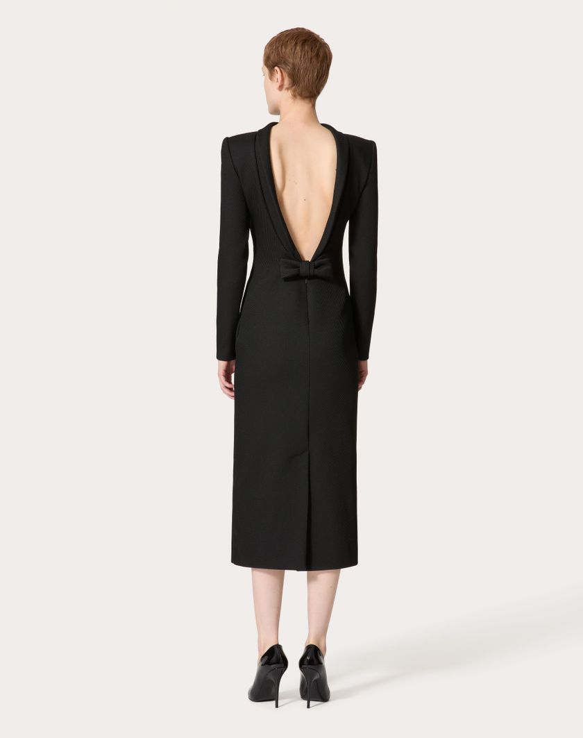 Valentino Handbags Abito Midi per Donna in Nero | Valentino IT Sconto