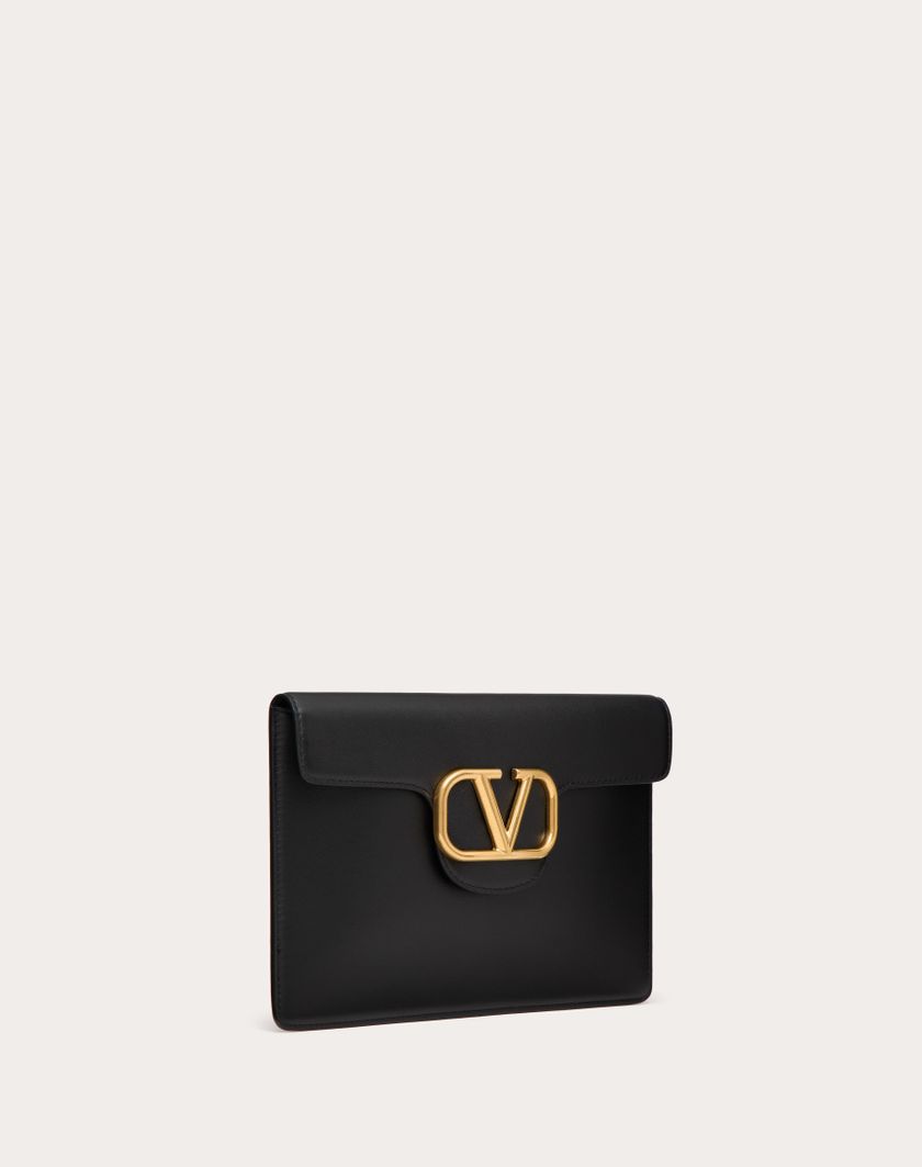 Valentino Handbags Pochette Valentino Garavani Locò In Vitello per Donna in Light Ivory | Valentino IT Vendite Flash