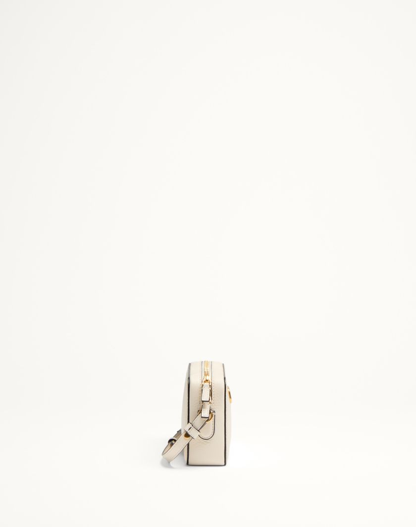 Valentino Handbags Mini Borsa A Tracolla Valentino Garavani Alltime In Vitello Granato per Donna in Mandorla | Valentino IT Negozio