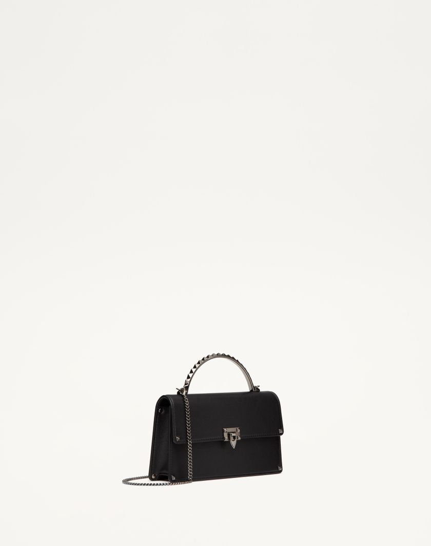 Valentino Handbags Mini Borsa A Mano Rockstud In Vitello per Donna in Nero | Valentino IT 2025