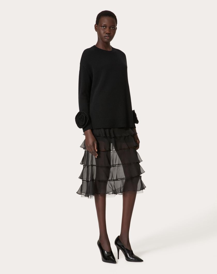 Valentino Handbags Maglia In Lana per Donna in Nero | Valentino IT Outlet
