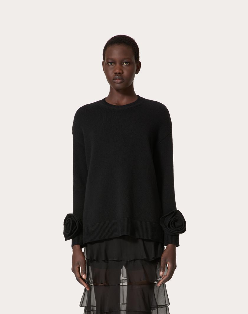 Valentino Handbags Maglia In Lana per Donna in Nero | Valentino IT Outlet