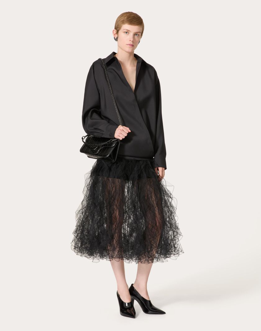 Valentino Handbags Camicia per Donna in Nero | Valentino IT Vendita Economica