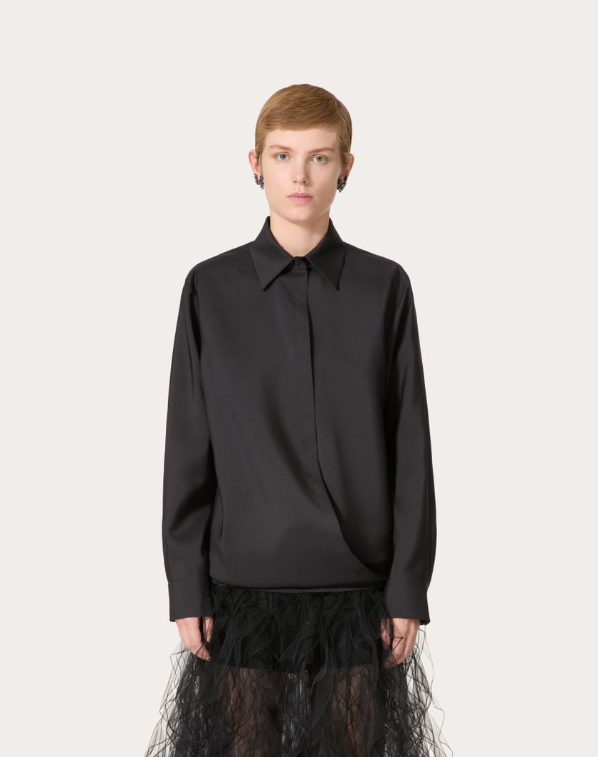 Valentino Handbags Camicia per Donna in Nero | Valentino IT Vendita Economica