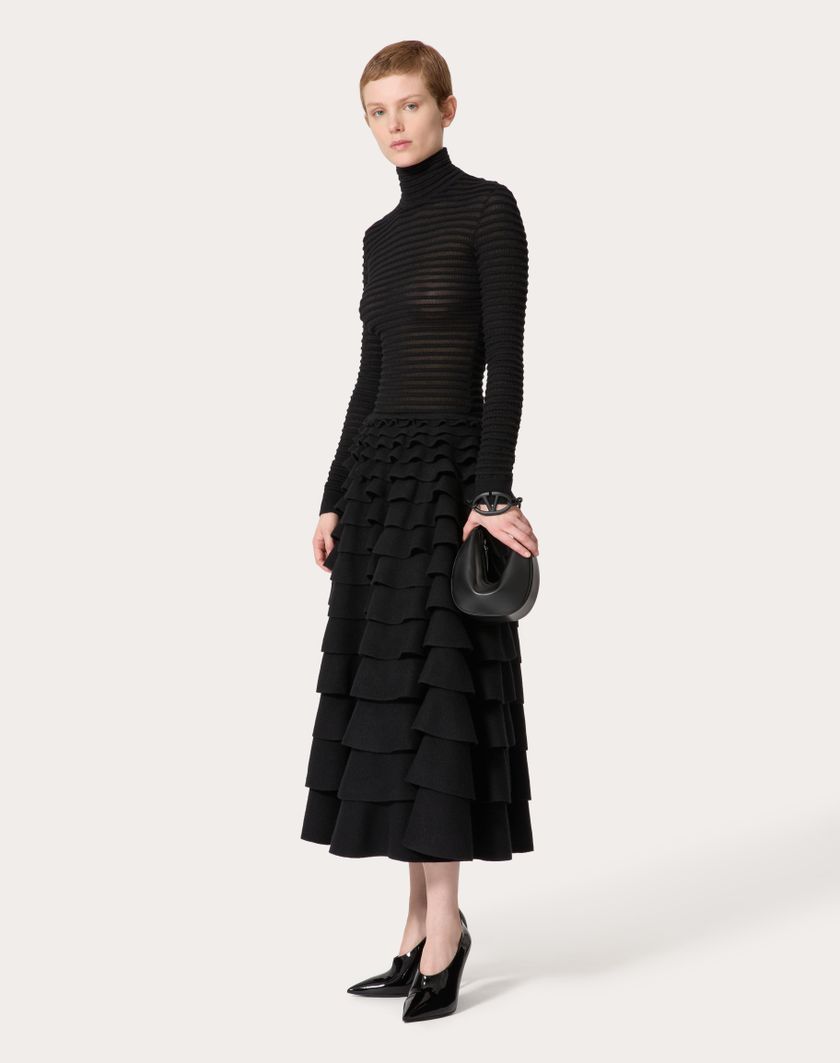 Valentino Handbags Maglia In Viscosa E Lana per Donna in Nero | Valentino IT Nuova