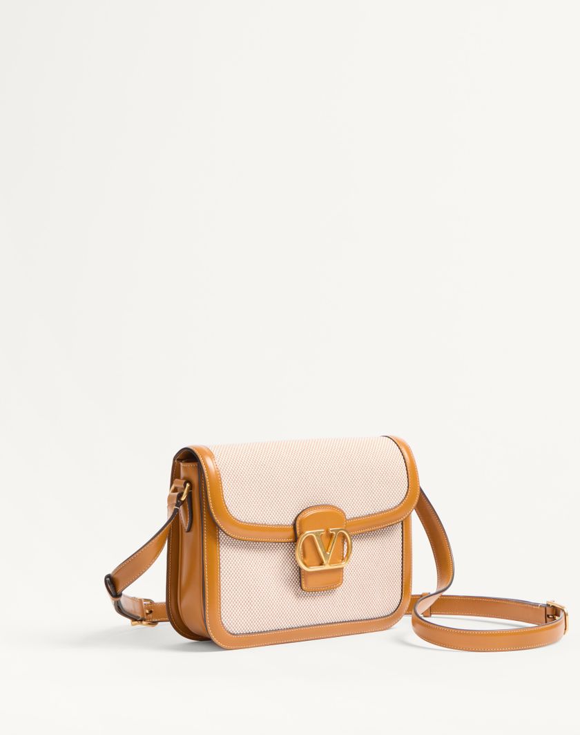 Valentino Handbags Borsa A Spalla Valentino Garavani 9to5 In Canvas per Donna in Beige | Valentino IT Novità
