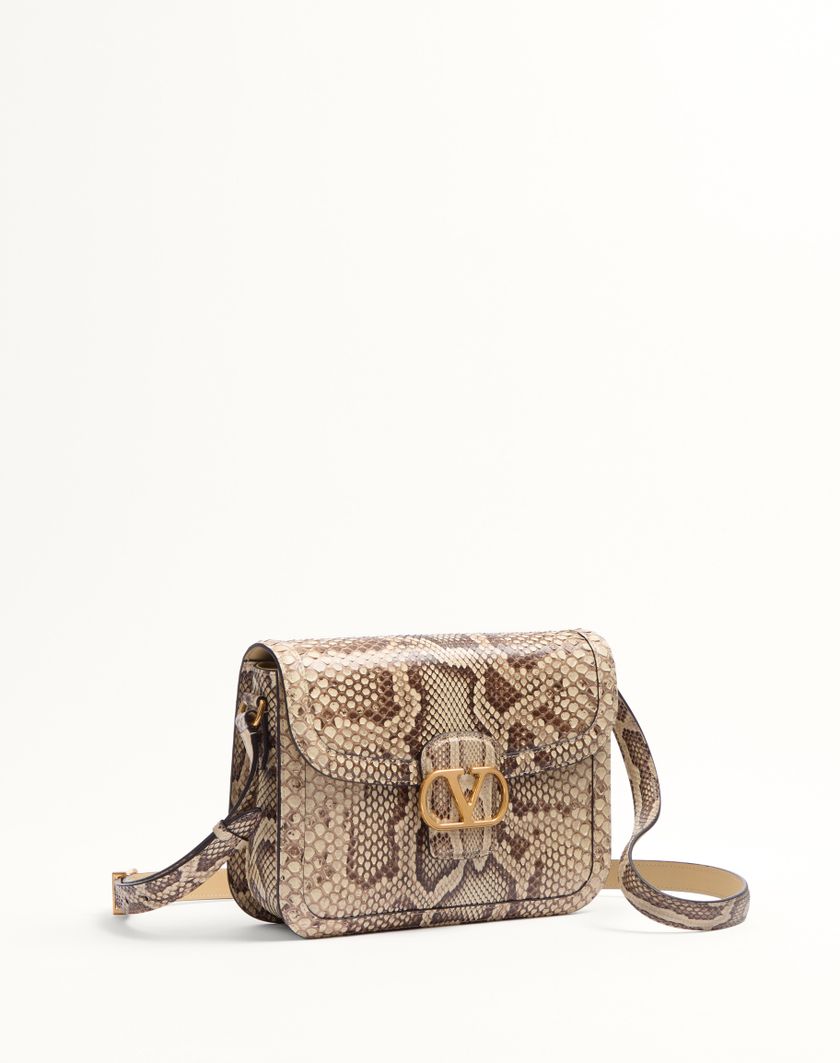 Valentino Handbags Borsa A Spalla Valentino Garavani 9to5 In Pitone per Donna in Avorio | Valentino IT Online