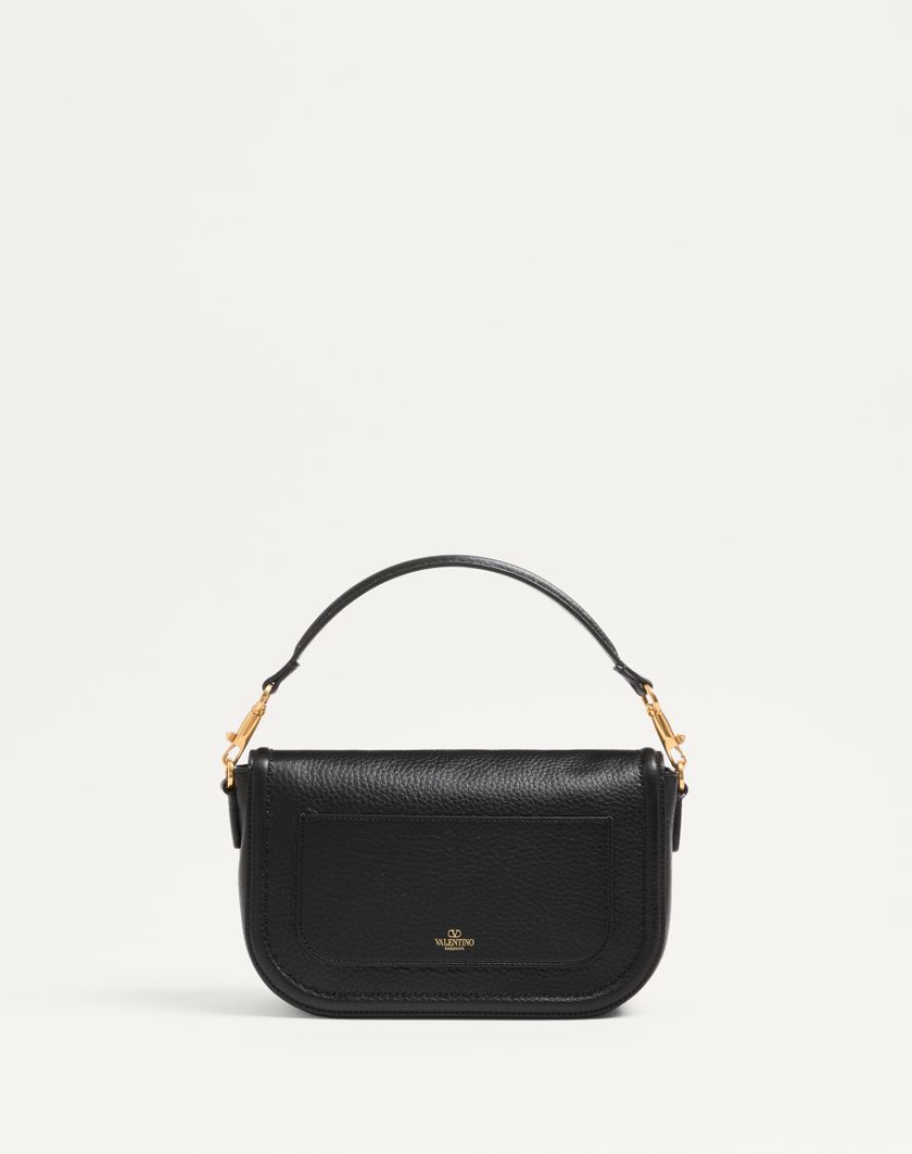 Valentino Handbags Borsa A Spalla Valentino Garavani Alltime In Vitello Granato Con Tracolla Nastro Jacquard per Donna in Nero/bianco | Valentino IT Offerte