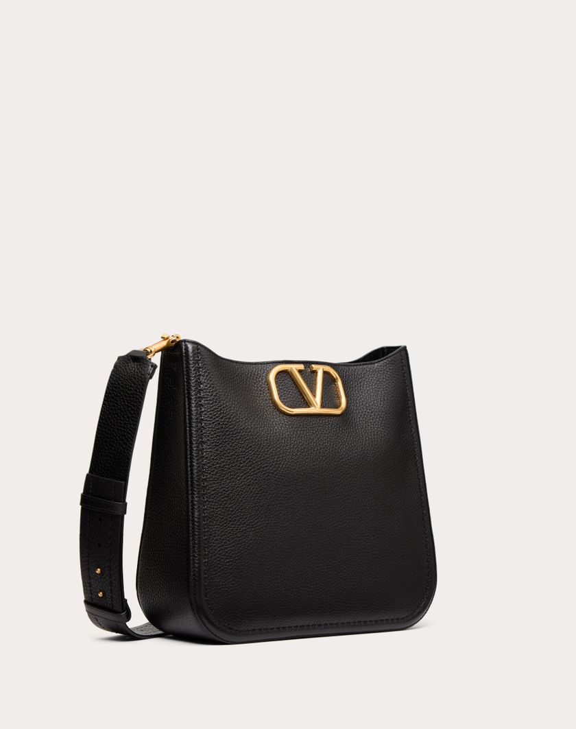 Valentino Handbags Hobo Valentino Garavani Alltime In Vitello Granato per Donna in Mandorla | Valentino IT Saldi Di Fabbrica