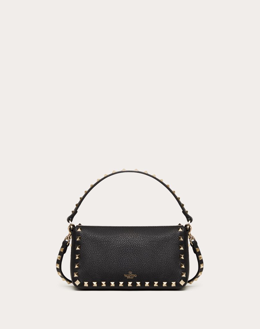 Valentino Handbags Borsa Piccola A Tracolla Rockstud In Vitello Granato per Donna in Nero | Valentino IT I Più Venduti