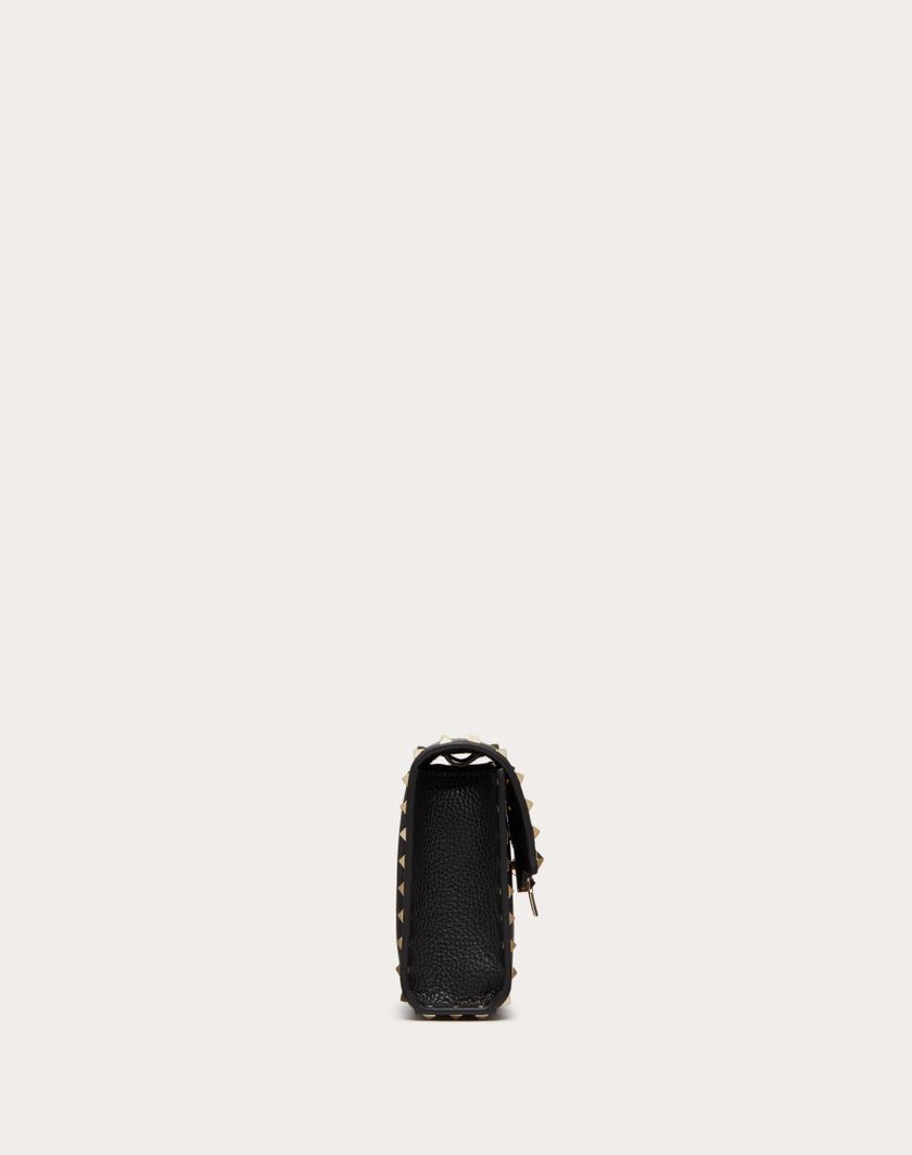 Valentino Handbags Borsa Piccola A Tracolla Rockstud In Vitello Granato per Donna in Poudre | Valentino IT Moda