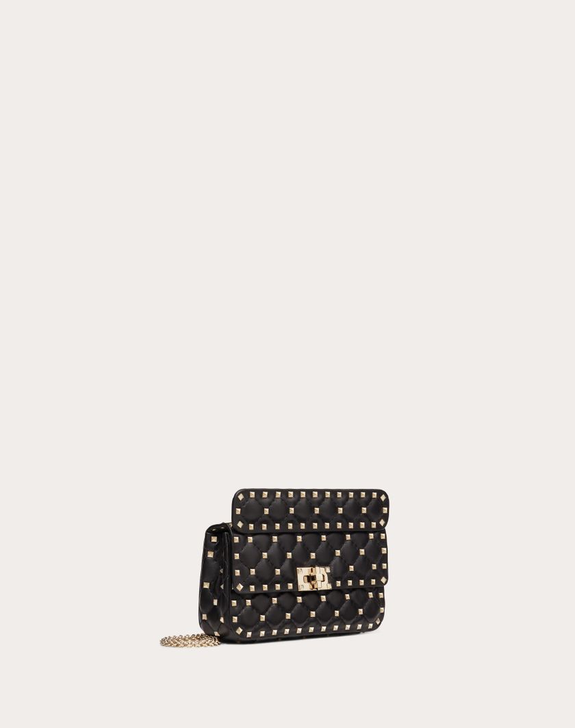 Valentino Handbags Borsa Piccola Rockstud Spike In Nappa per Donna in Nero | Valentino IT 2025
