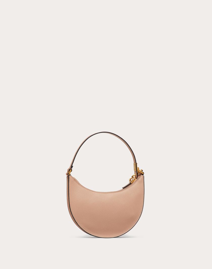 Valentino Handbags Mini Hobo Vlogo Signature In Vitello Granato per Donna in Light Ivory | Valentino IT Spedizione Gratuita