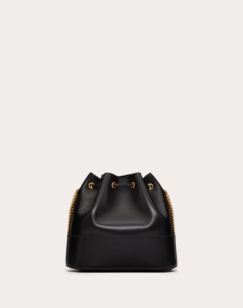 Valentino Handbags Mini Secchiello Con Catena Vlogo Signature In Nappa per Donna in Rose Cannelle | Valentino IT Qualità Garantita