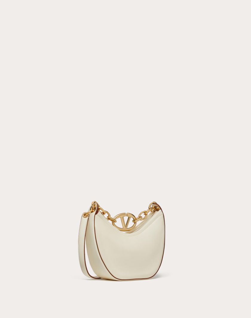 Valentino Handbags Mini Hobo Vlogo Moon Bag In Nappa Con Catena per Donna in Rosso V. | Valentino IT Prezzo Ridotto