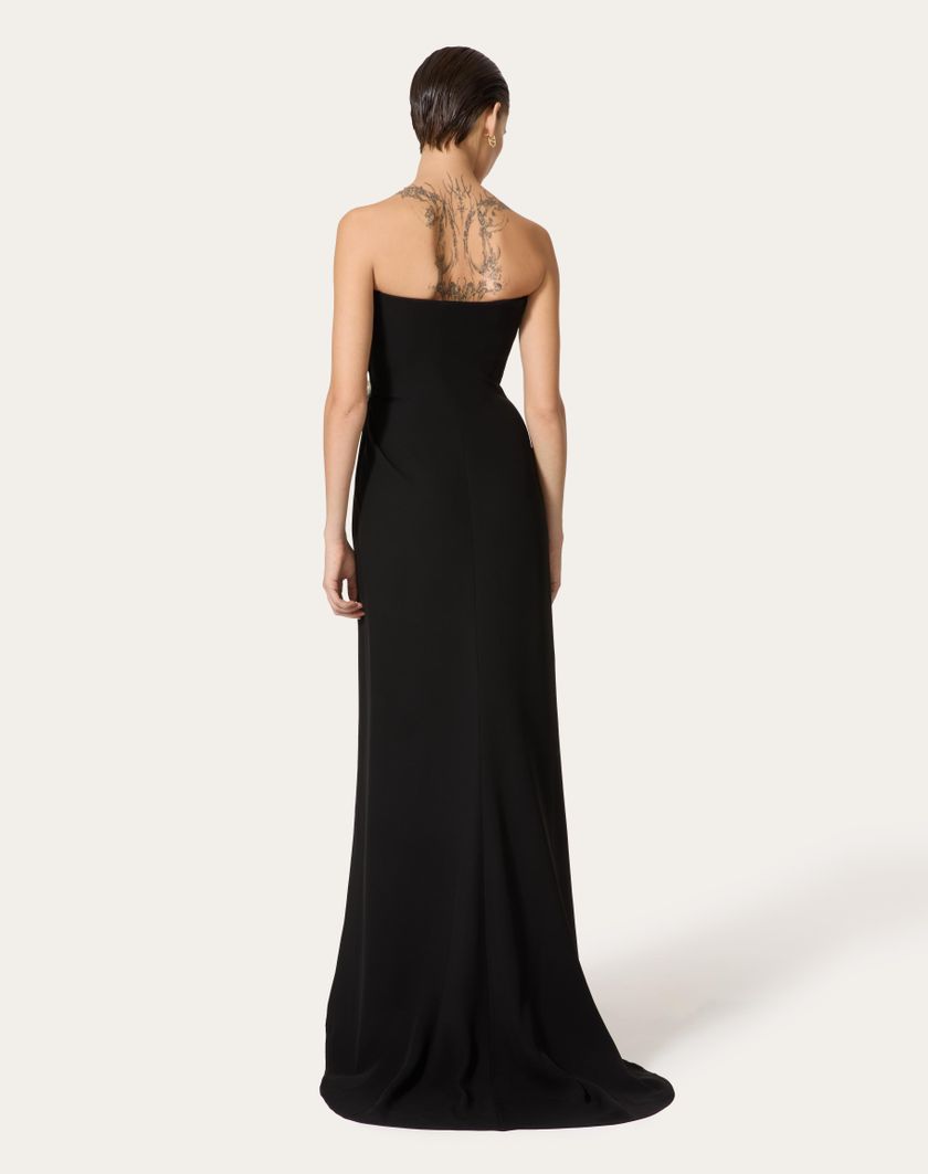 Valentino Handbags Abito Da Sera In Cady Couture per Donna in Nero | Valentino IT Presa