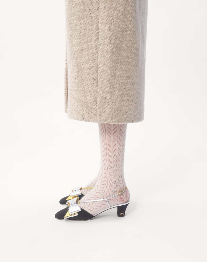 Valentino Handbags Cappotto In Textured Wool per Donna in Cammello/avorio | Valentino IT Vendita Economica