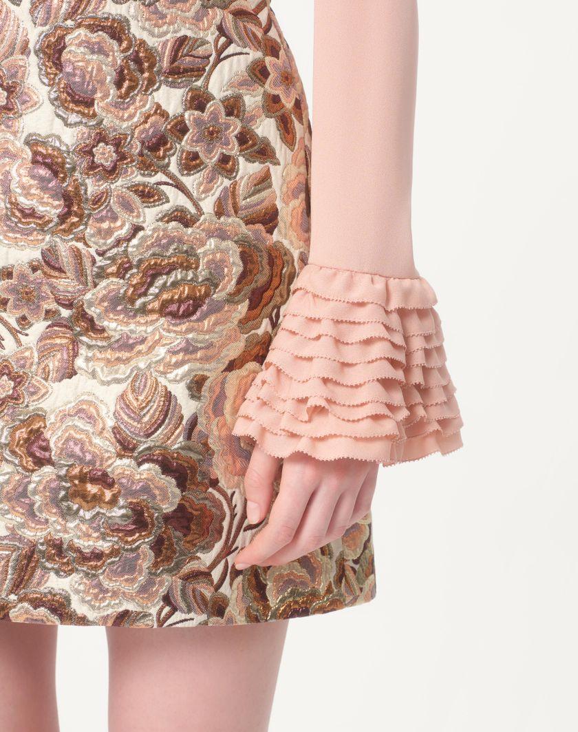 Valentino Handbags Camicia In Georgette per Donna in Rose Mist | Valentino IT Nuovo