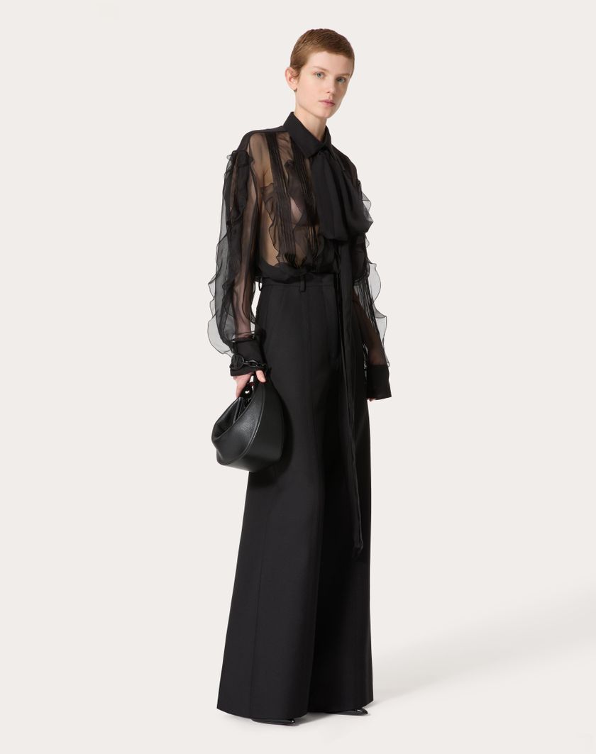 Valentino Handbags Camicia per Donna in Nero | Valentino IT Vendita calda
